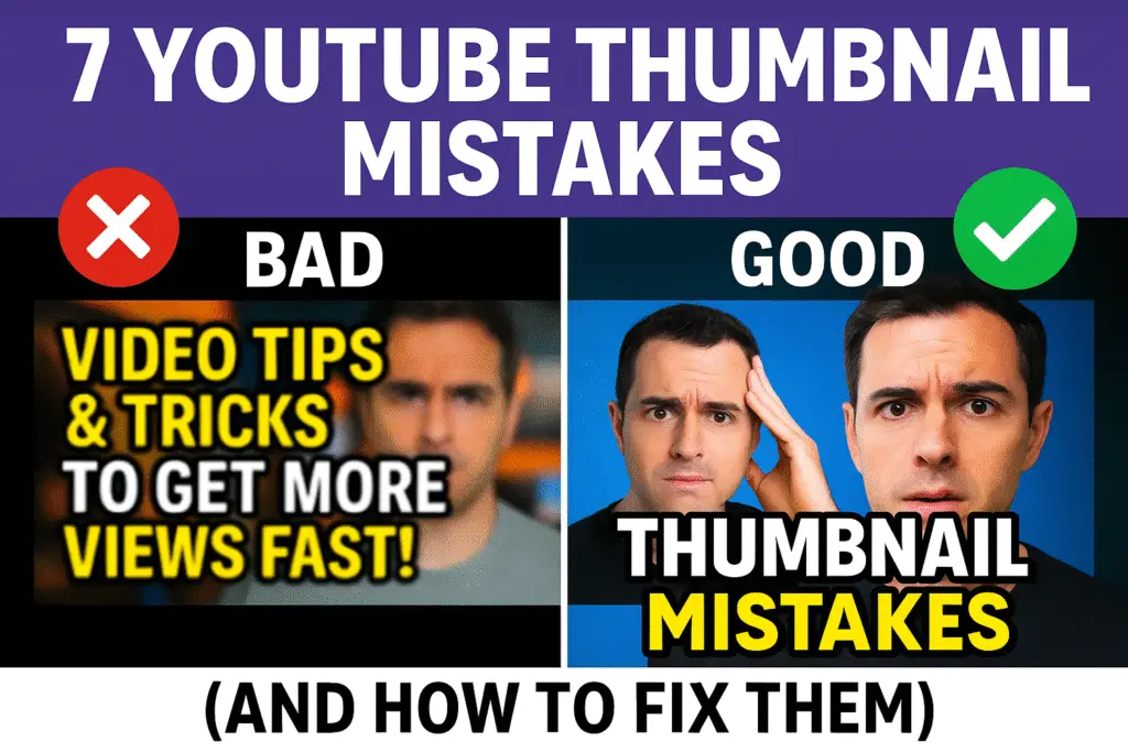 7 youtube thumbnail mistakes and how to fix them.