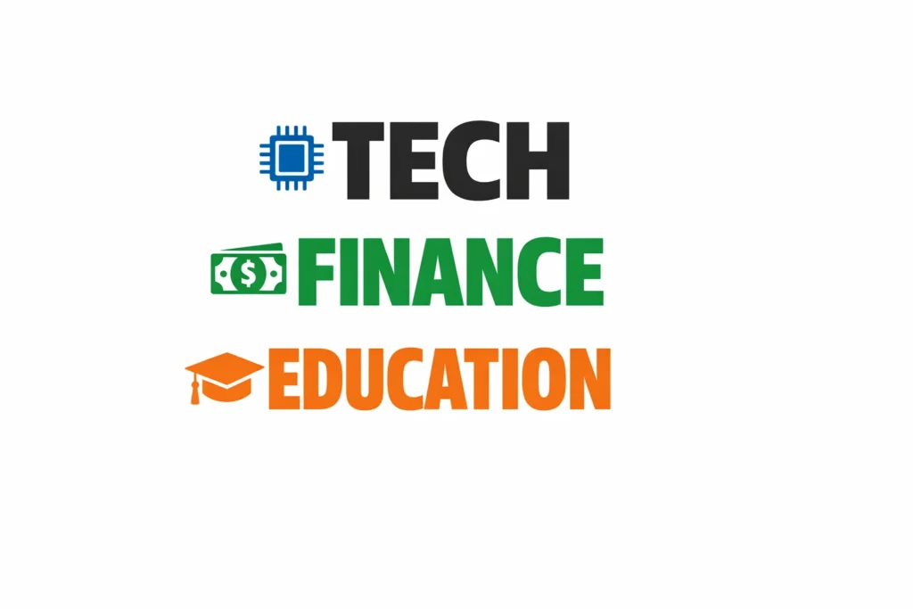 Professional YouTube thumbnail typography for tech finance and educational videos